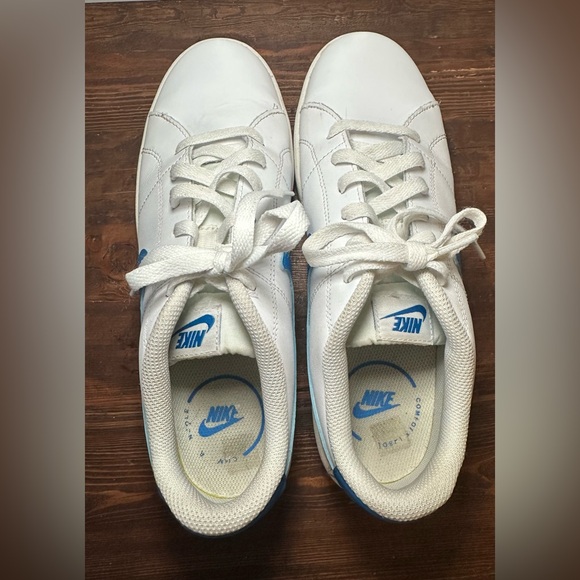 Nike Blazer Low Leather "White Blue" Men’s Size 8 Sneakers Good‎ Condition. - Picture 8 of 9